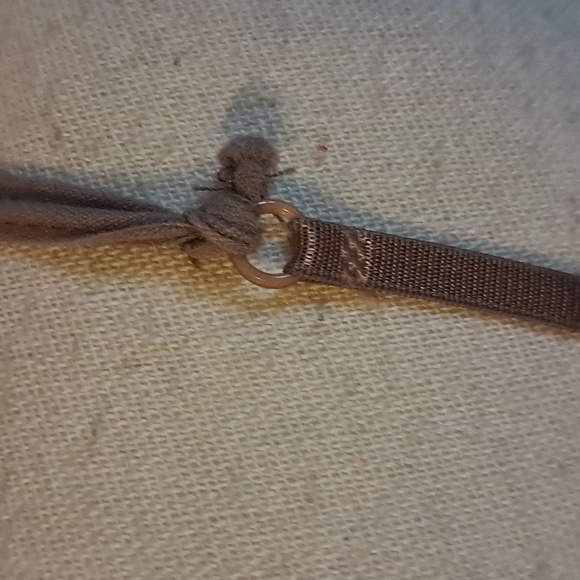 Intimately Free People Nude Metallic Slip Dress Size M/L - Picture 6 of 8